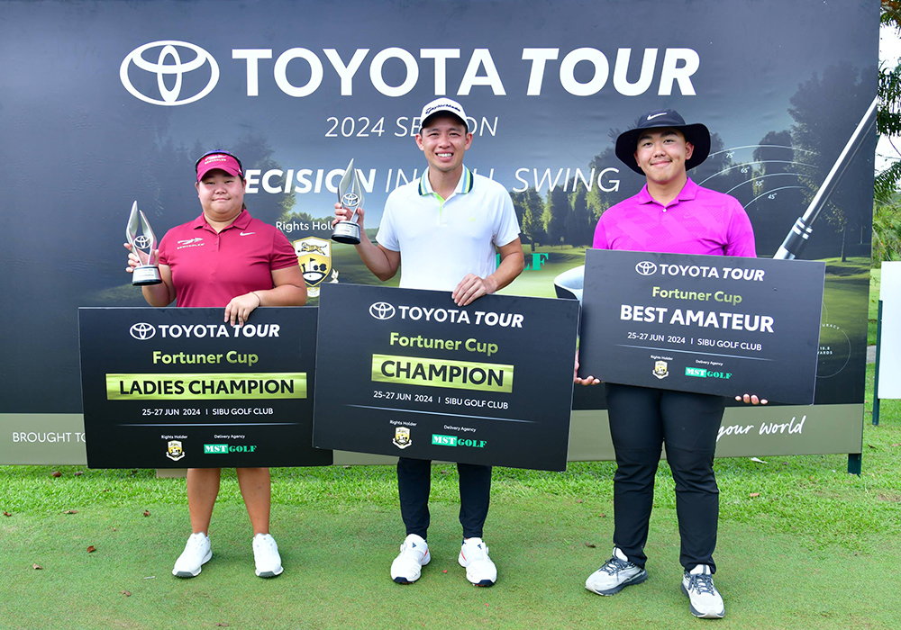 BEN LEONG BAGS FORTUNER CUP, EASY FOR MIRABEL TING IN MAIDEN TOYOTA TOUR EVENT