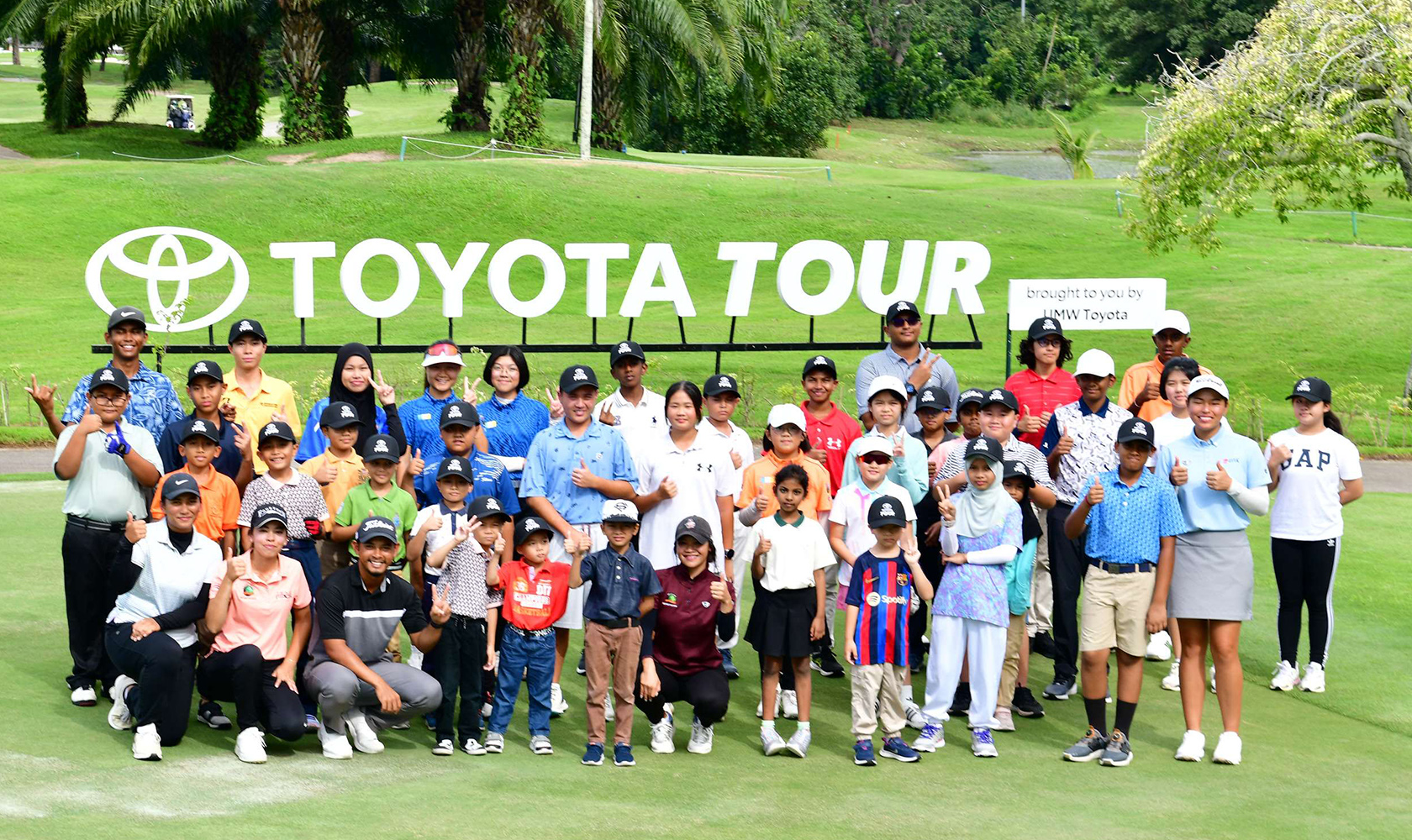 DAENG RAHMAN GETS EARLY BITE AT PENANG GOLF RESORT; 46 KIDS ENJOY TOYOTA TOUR JUNIOR CLINIC